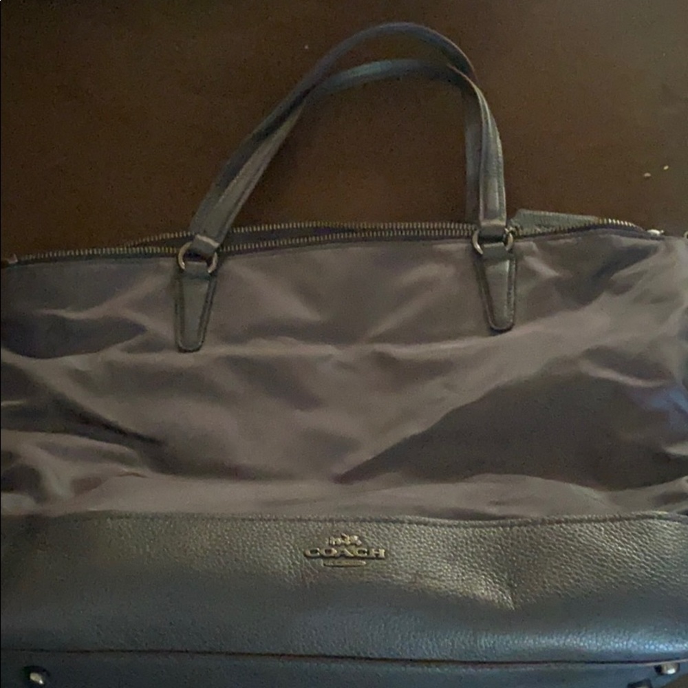 Coach nylon satchel